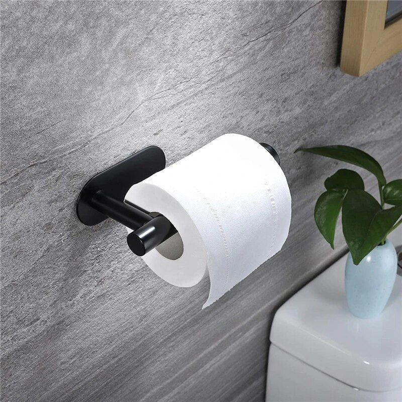 Self-adhesive stainless steel holder