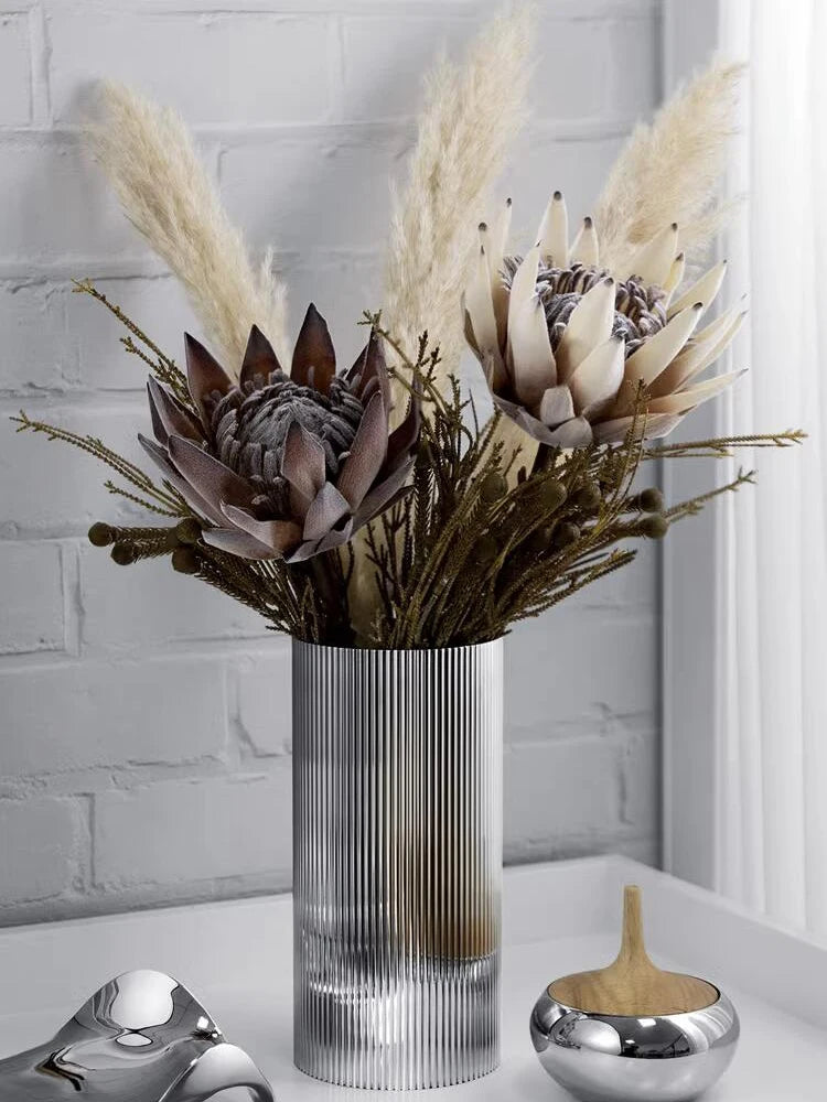 Edelstahl Vase Coren