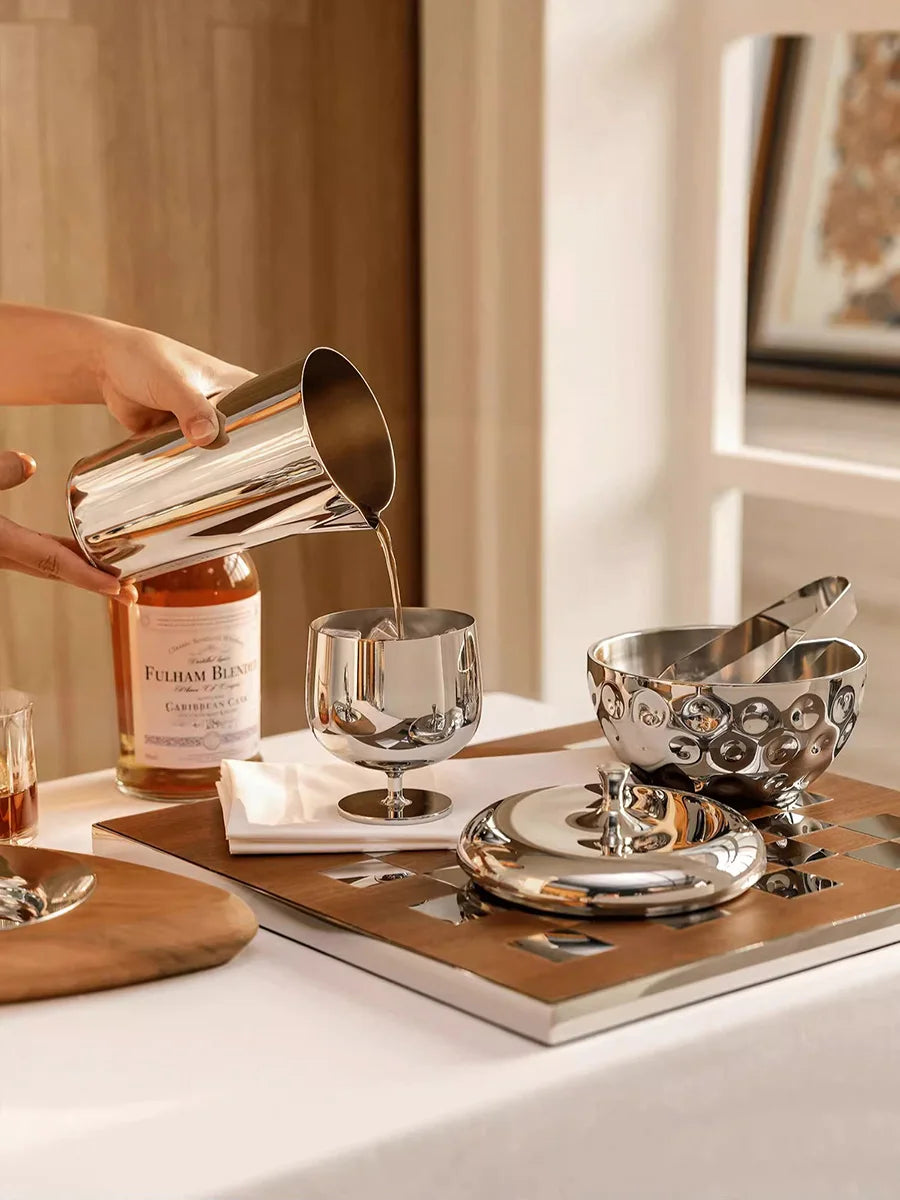 Edelstahl Cocktail Shaker Luze