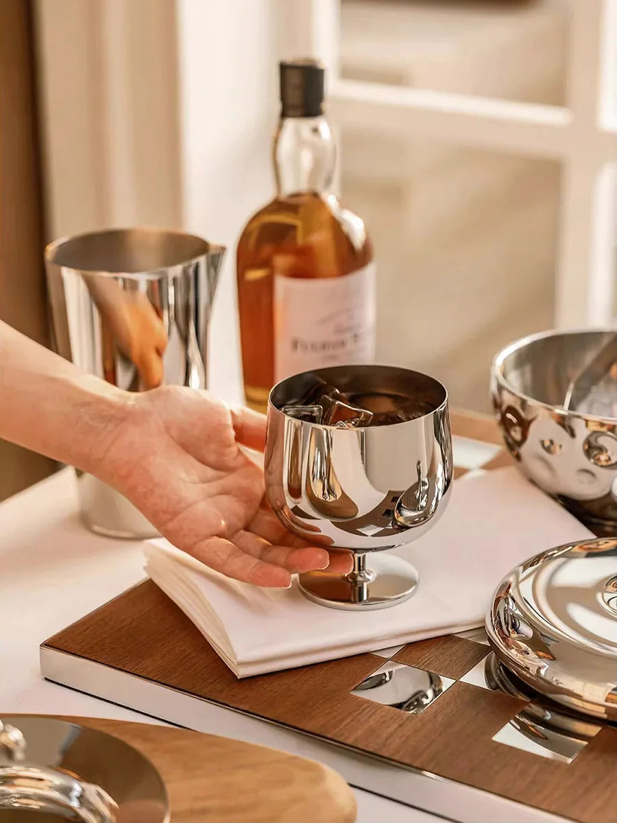Edelstahl Cocktail Shaker Luze