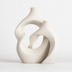 Vase en céramique nordique double