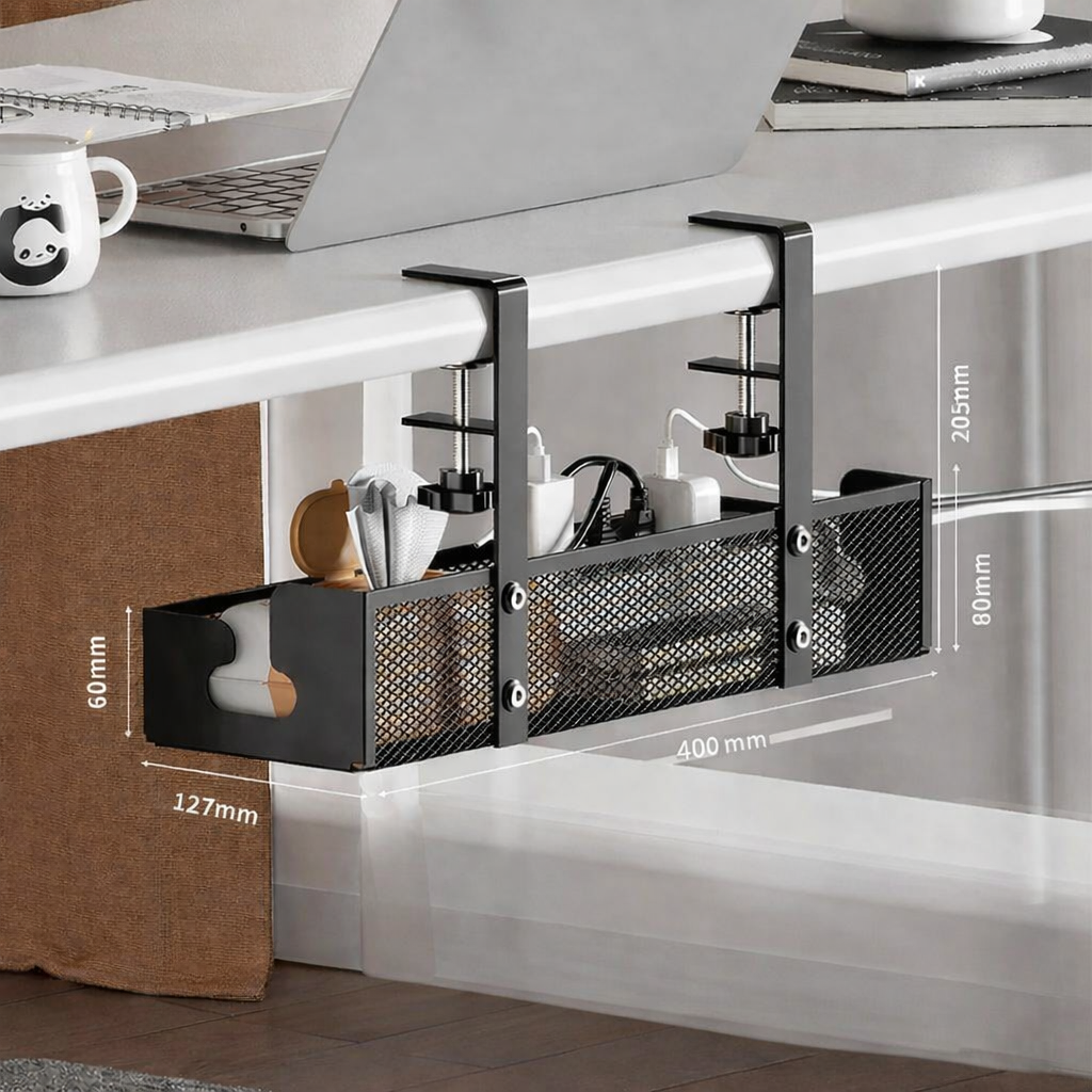 Gestion de câbles sous évier sans perçage Linea