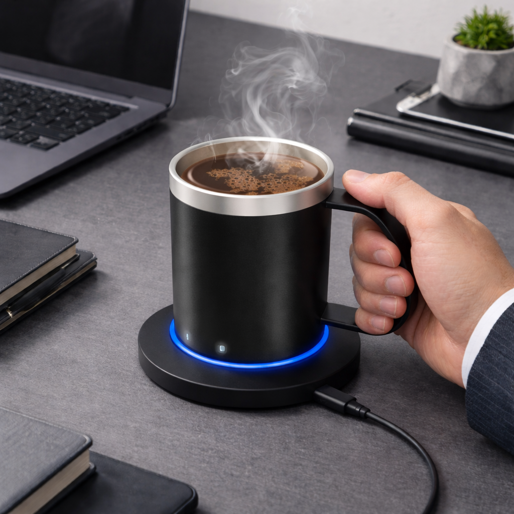Thermobecher mit Heizstation