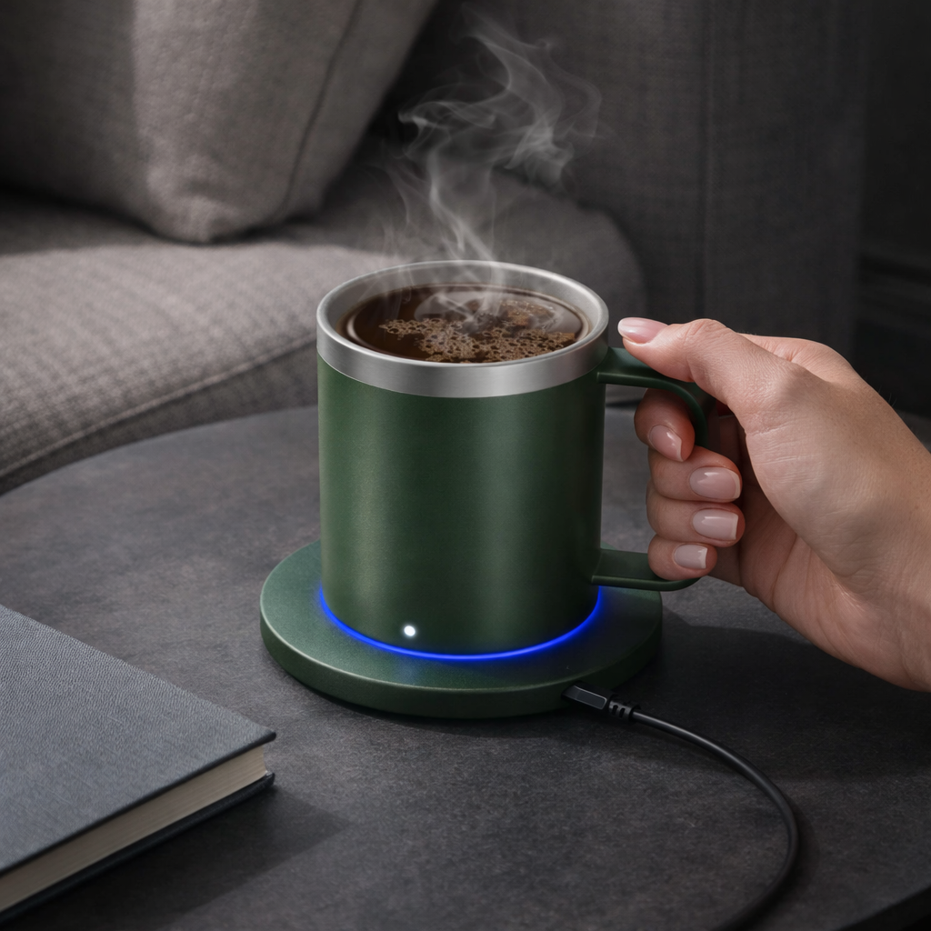 Thermobecher mit Heizstation