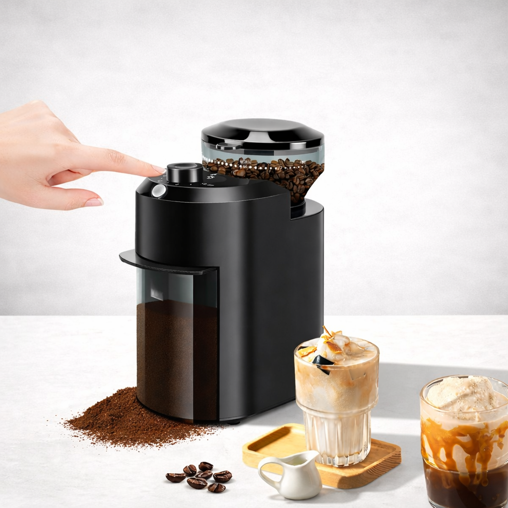 Elektrische Präzisions-Kaffeemühle mit 28 Mahlstufen