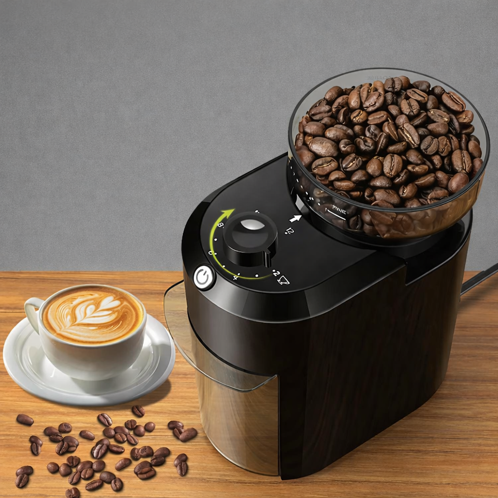 Elektrische Präzisions-Kaffeemühle mit 28 Mahlstufen