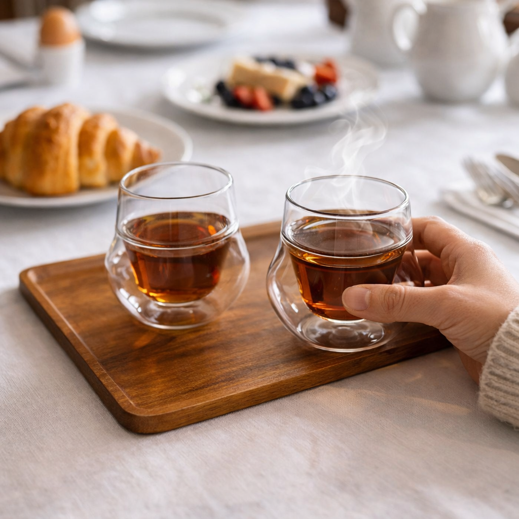 Doppelwandiges Barista-Glas für Espresso