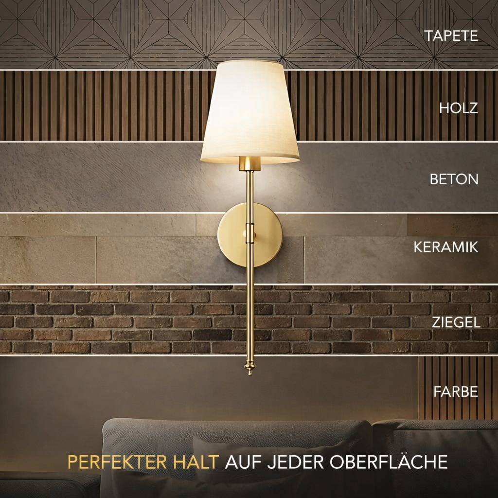 Wireless Wall Lamp Without Drilling Luma