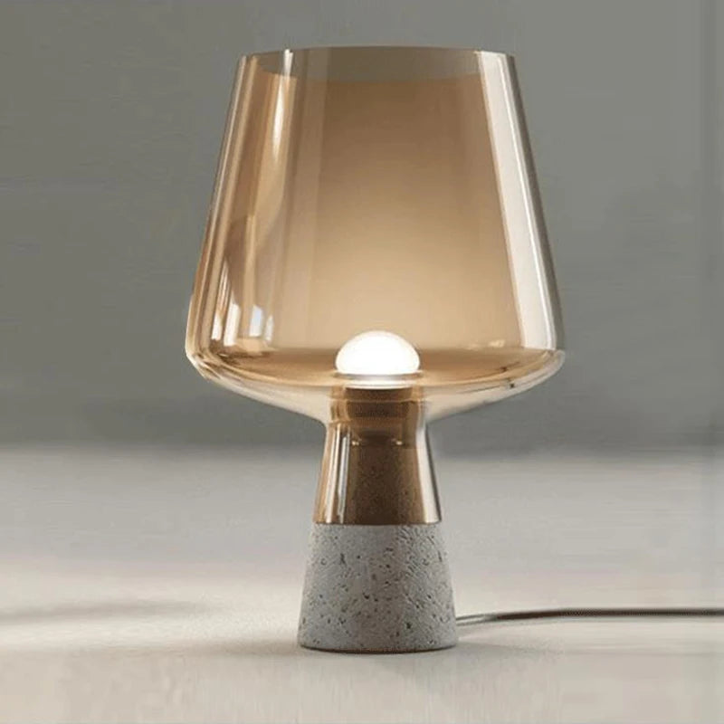Moderne Glas Tischlampe Vitraé