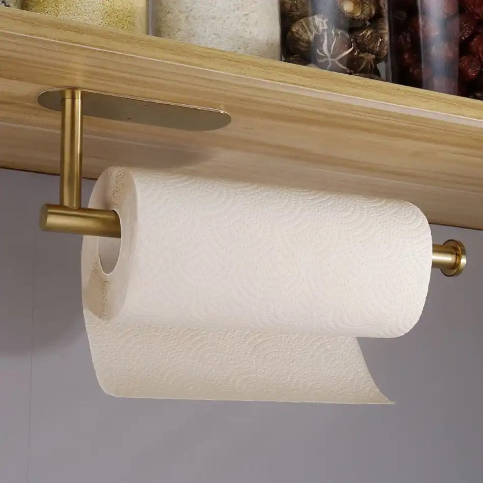Self-adhesive stainless steel holder