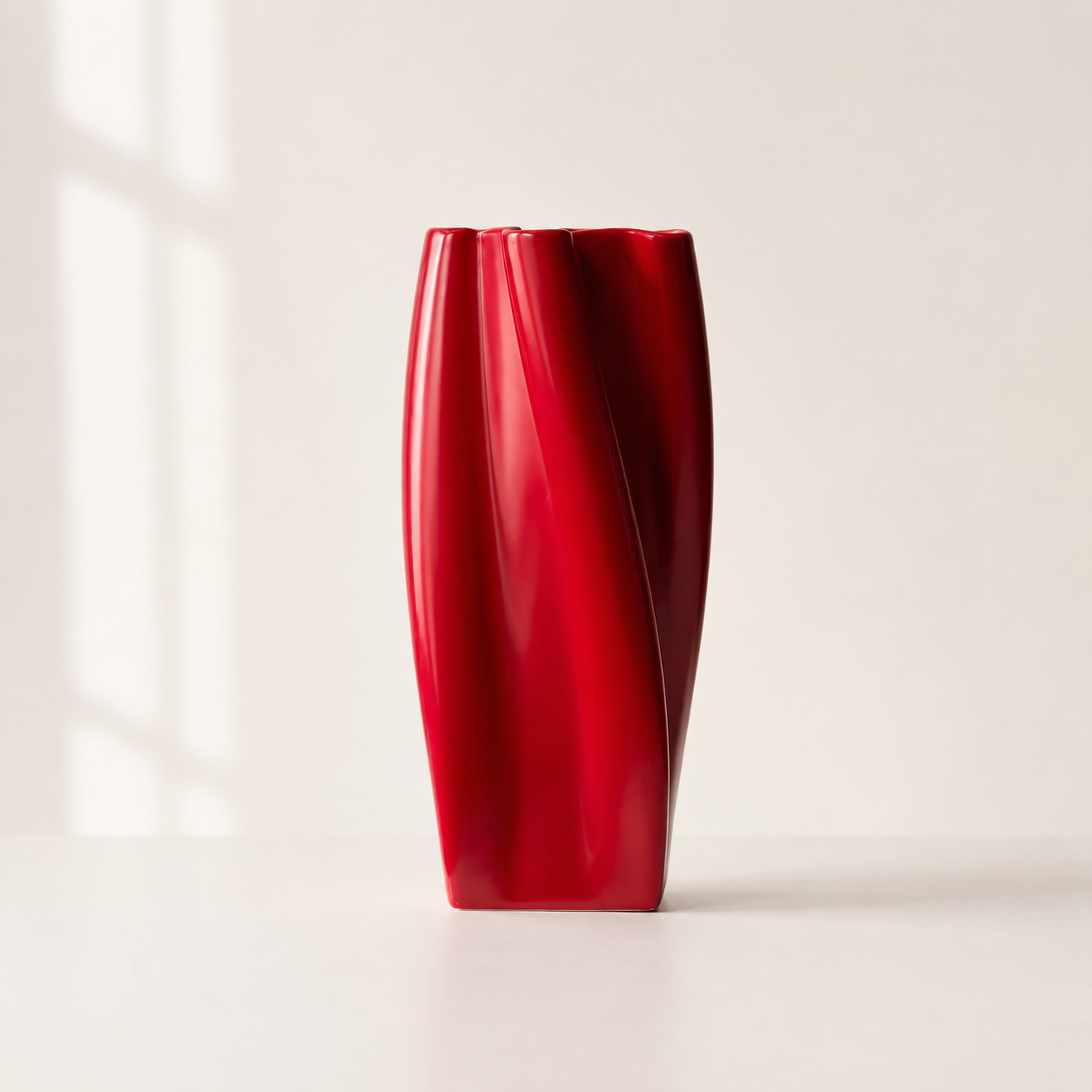 Minimalistische Deko-Keramikvase Spirallis