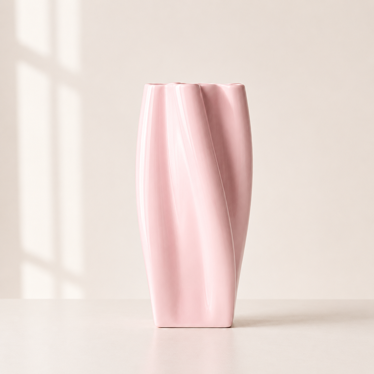 Minimalistische Deko-Keramikvase Spirallis