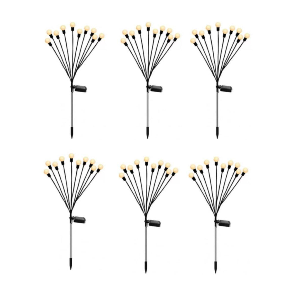 Solar Garden Lights Set 6 Pieces Firefly