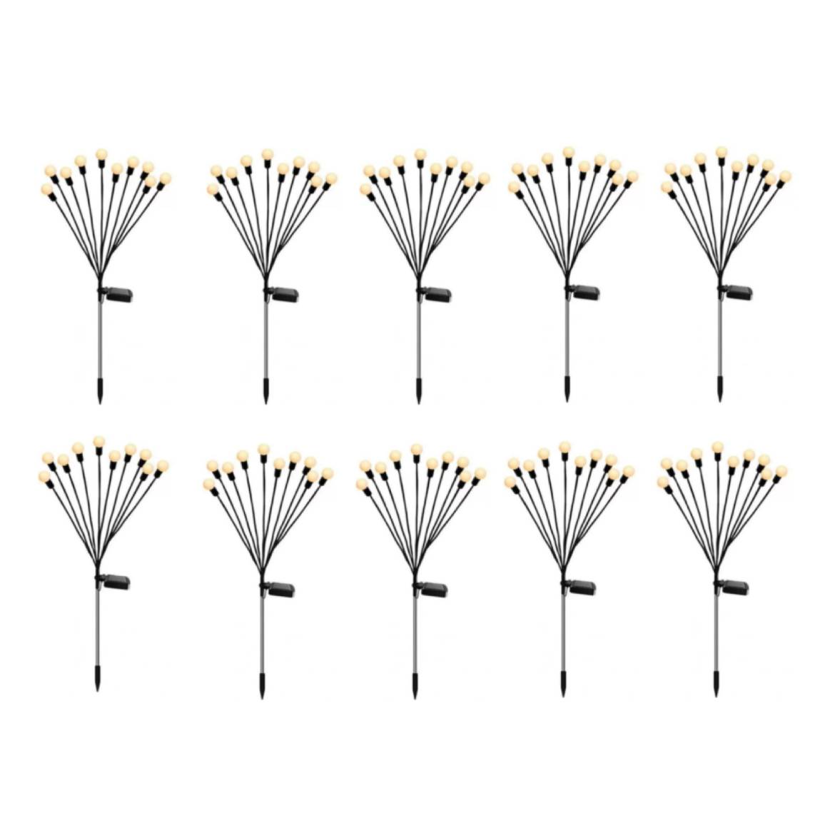 Solar Garden Lights Set 6 Pieces Firefly