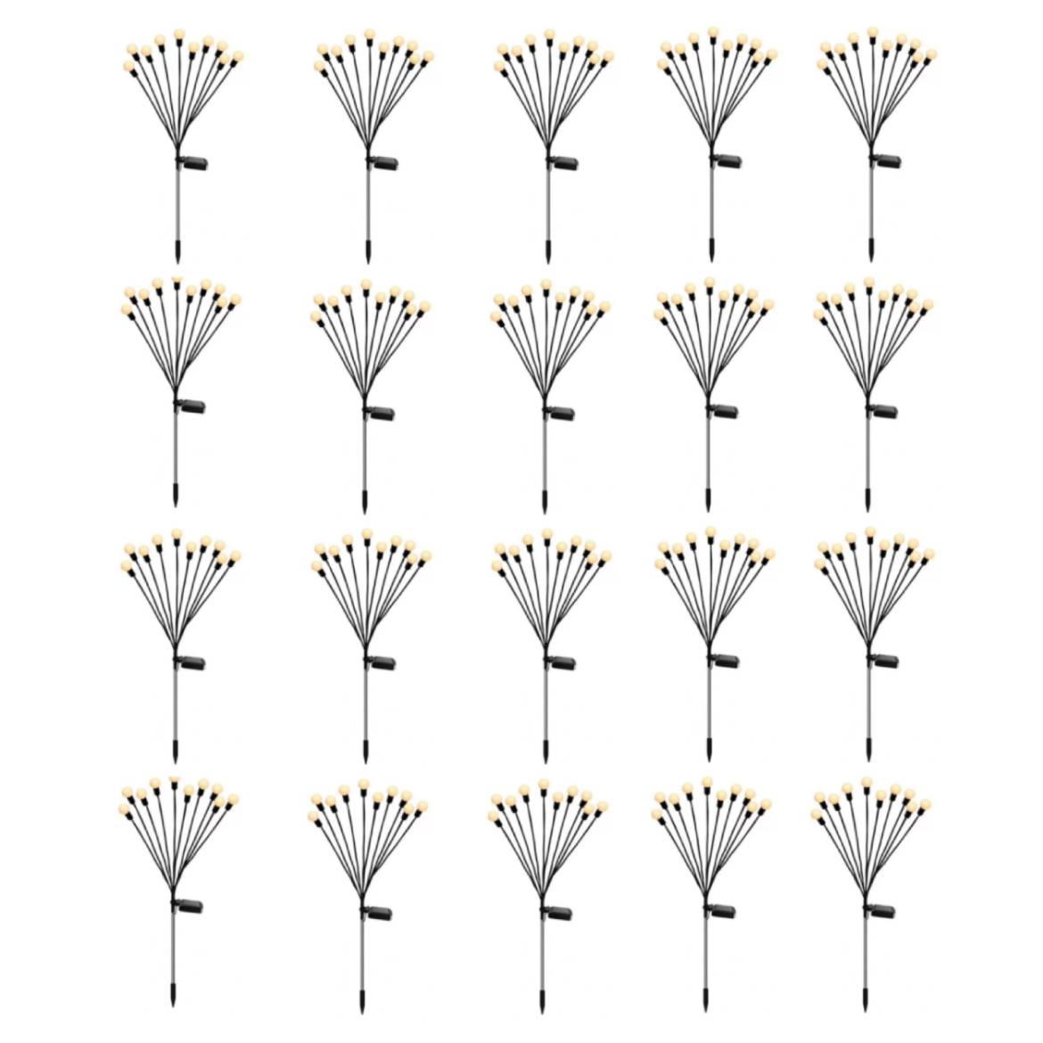 Solar Garden Lights Set 6 Pieces Firefly