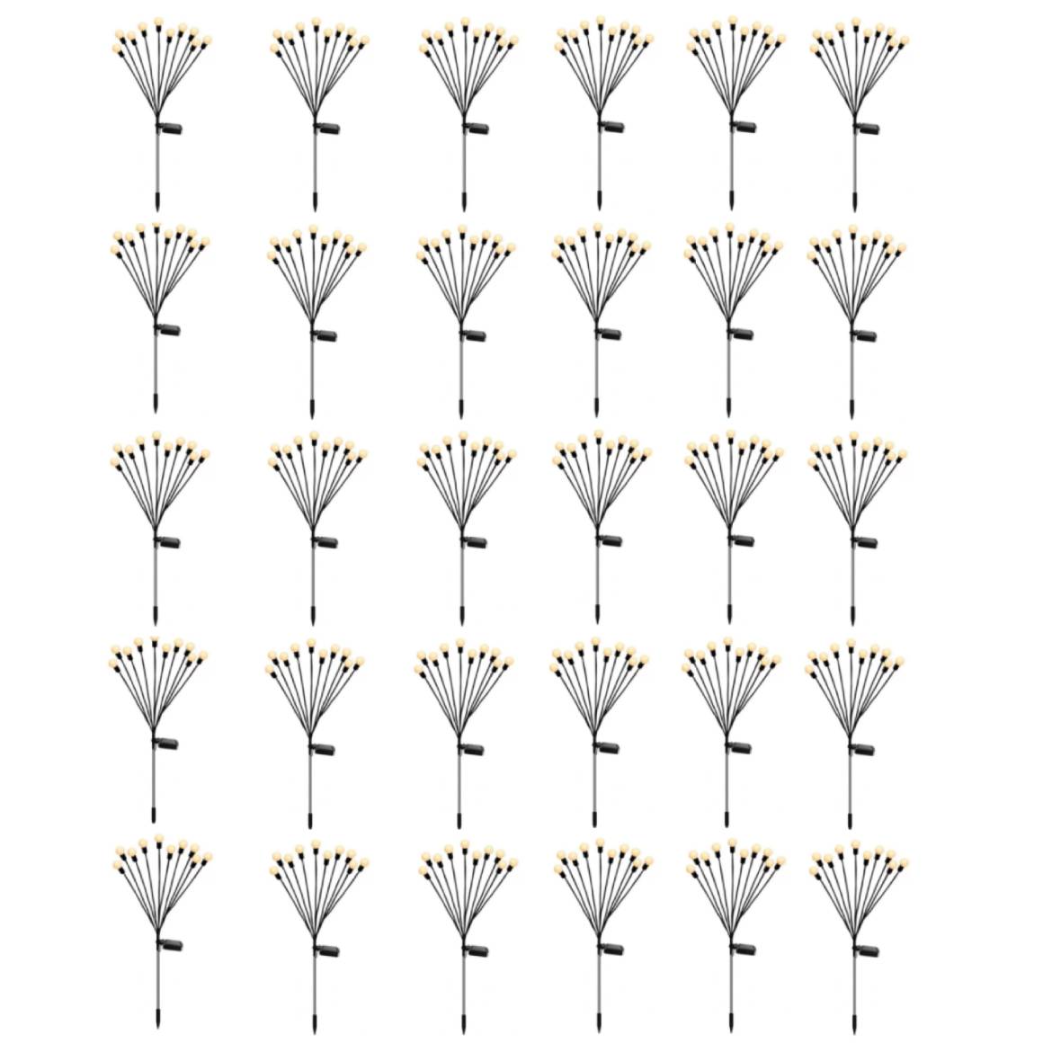 Solar Garden Lights Set 6 Pieces Firefly