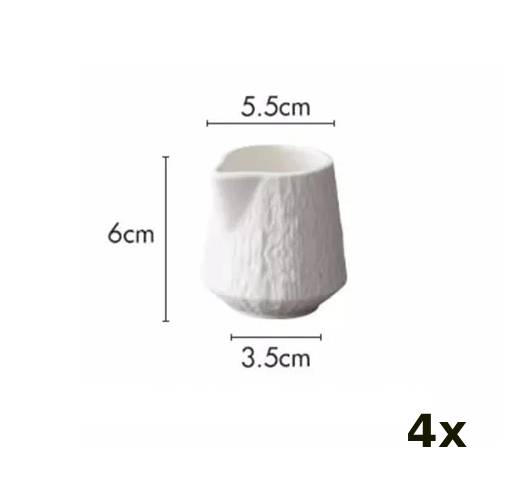 Keramik Saucenschälchen Set – 4-teilig