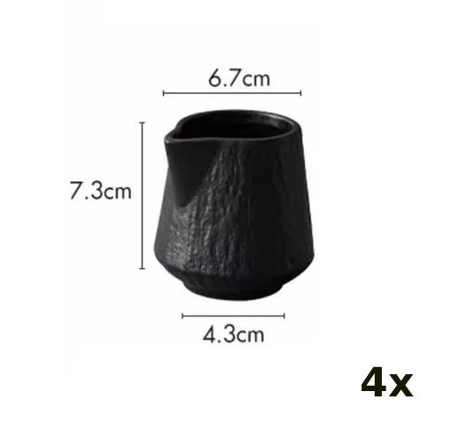 Keramik Saucenschälchen Set – 4-teilig