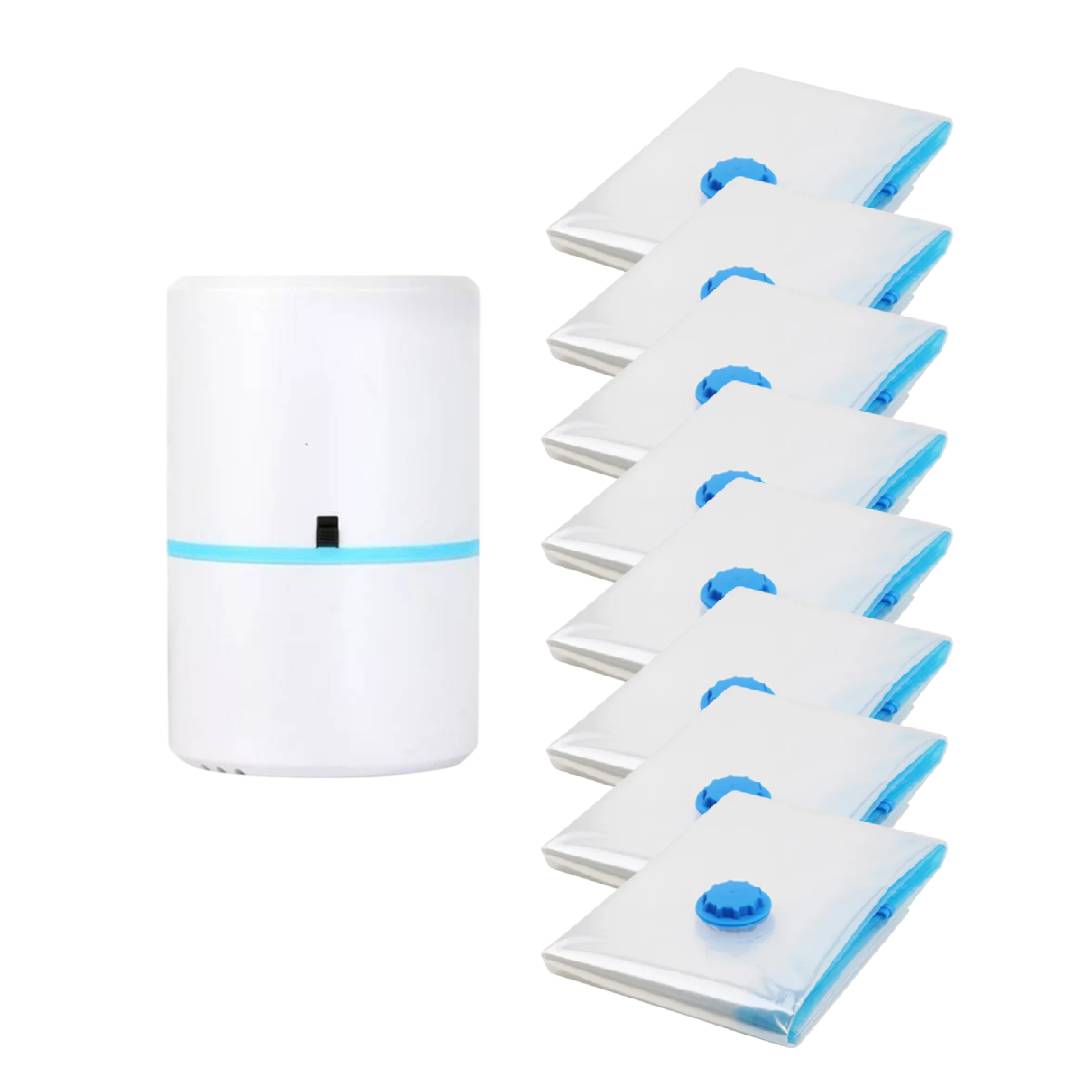 SmartSpace Kit: Pompa a vuoto elettrica + Sacchetti per il vuoto