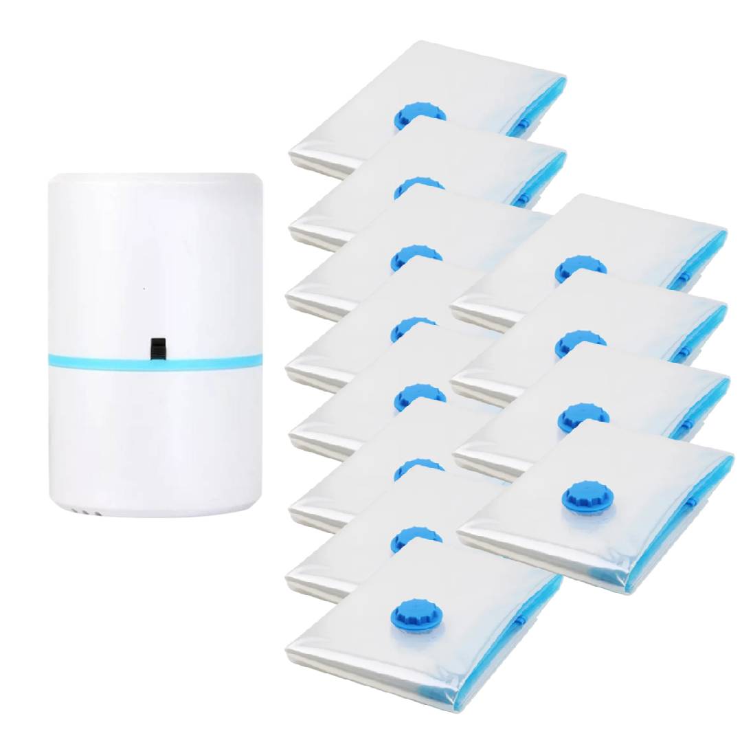 SmartSpace Kit: Pompa a vuoto elettrica + Sacchetti per il vuoto
