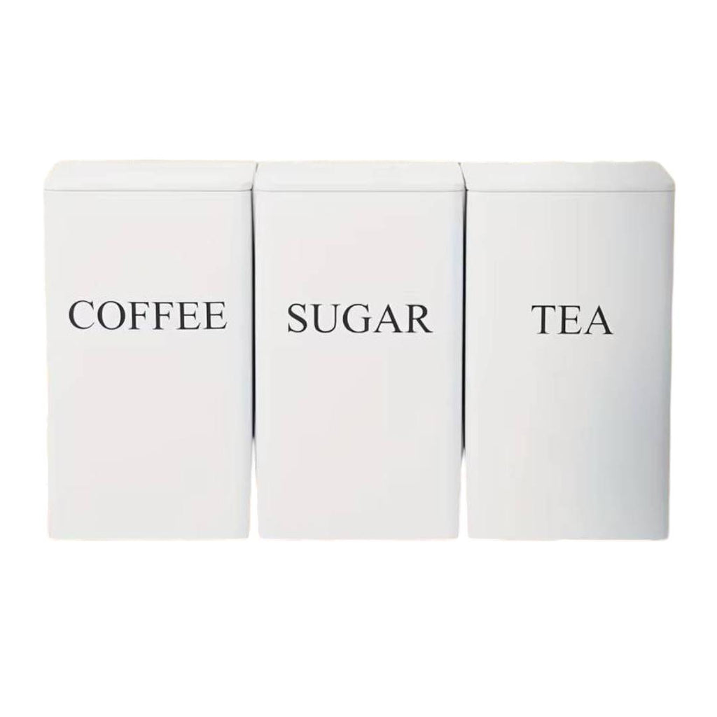 Vorratsdosen Set Minimalist - Kaffee, Zucker, Tee