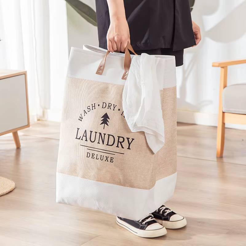 Foldable Deluxe Laundry Basket