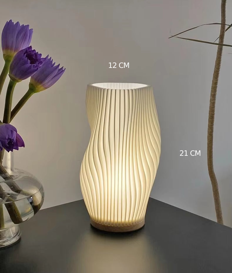 Table lamp Wave light