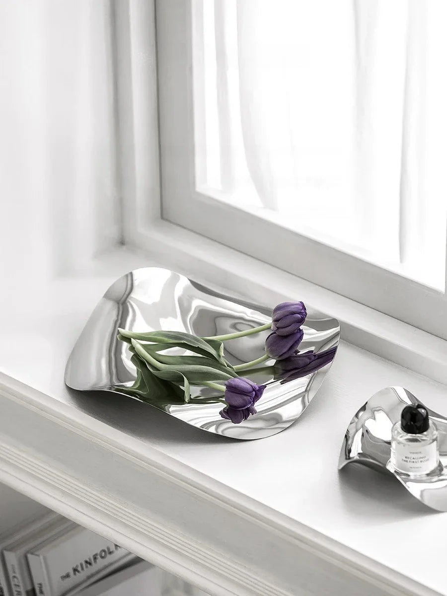 Ciotola decorativa in acciaio inox Nairen