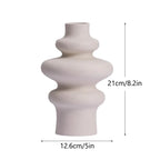 Vases en céramique sculpturaux Harmonie par lot de 2