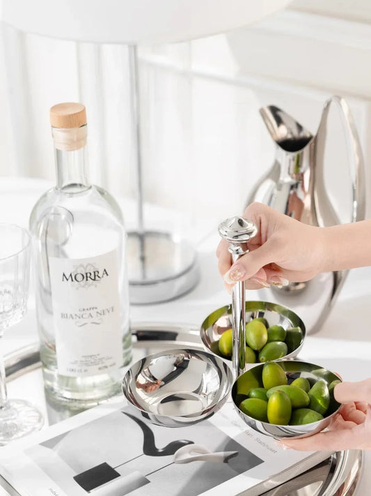 Edelstahl Snackschale Trivio