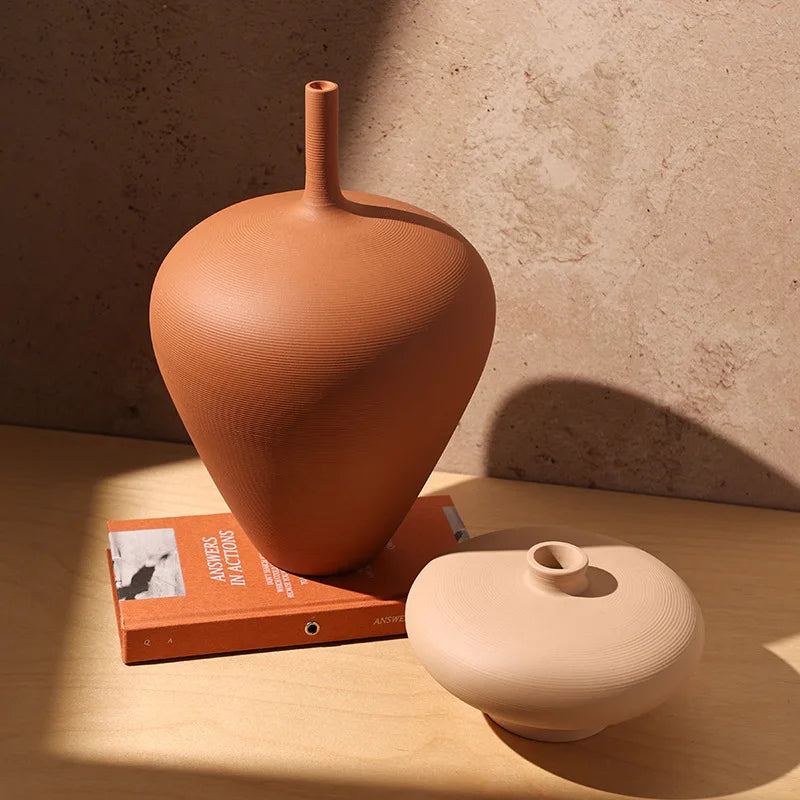 Minimalist Decorative Ceramic Vases Terra Set of 3