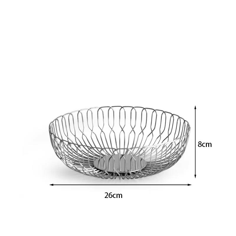 Design Obstschale aus Edelstahl Velia