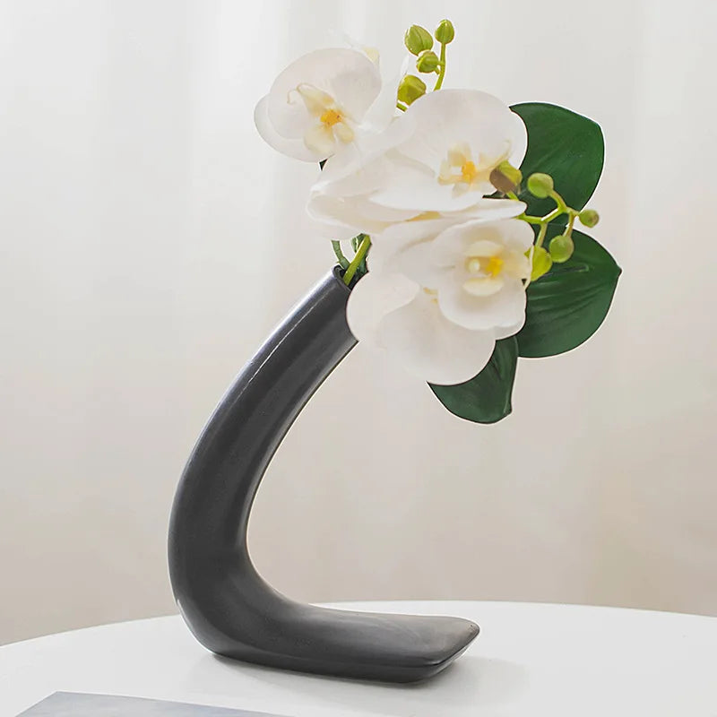 Double set decorative vases elegance