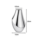 Design Vase aus Edelstahl Arla