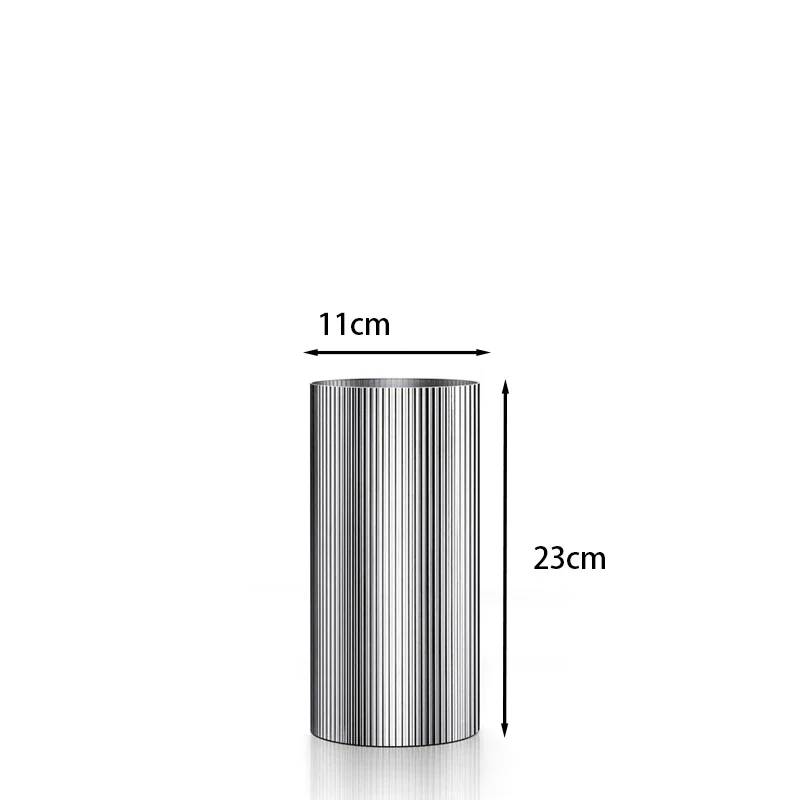Edelstahl Vase Coren