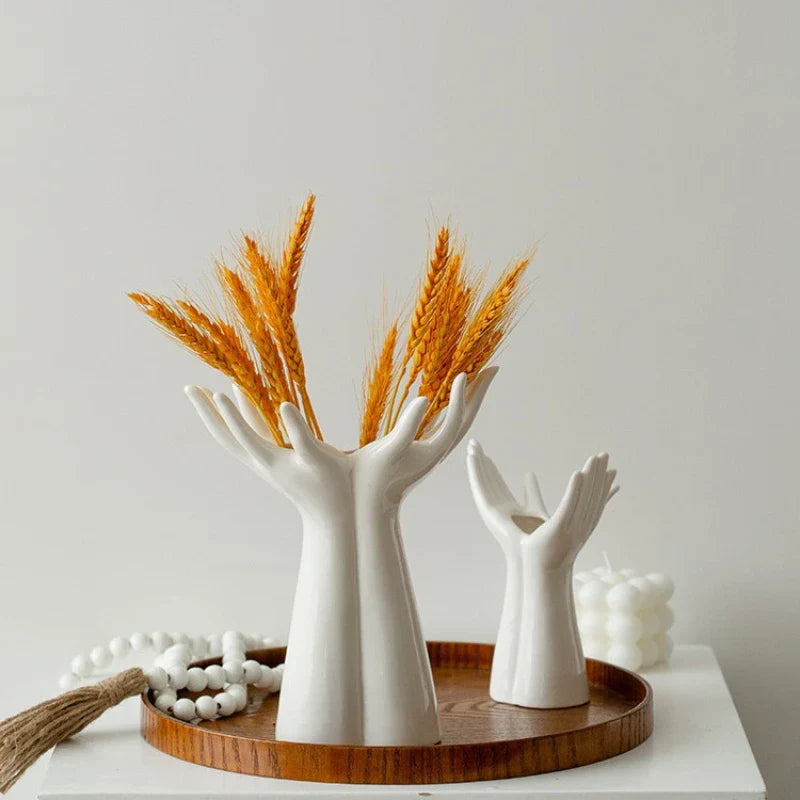Decorative Flower Hand Vase