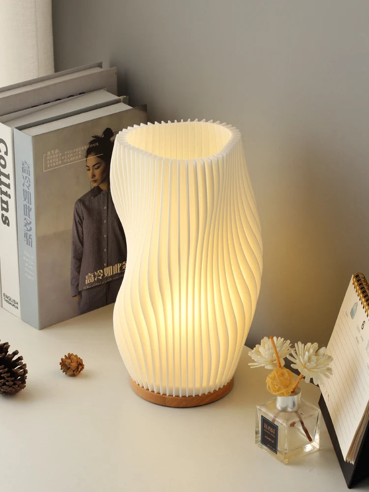 Table lamp Wave light