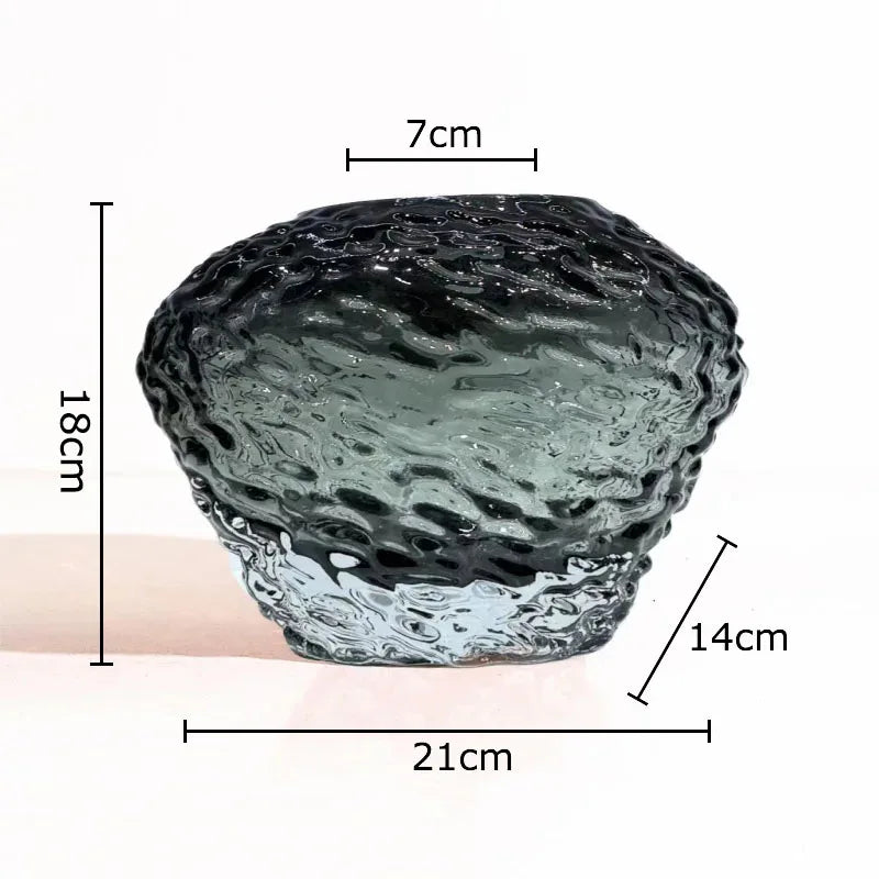 Glass vase Solara
