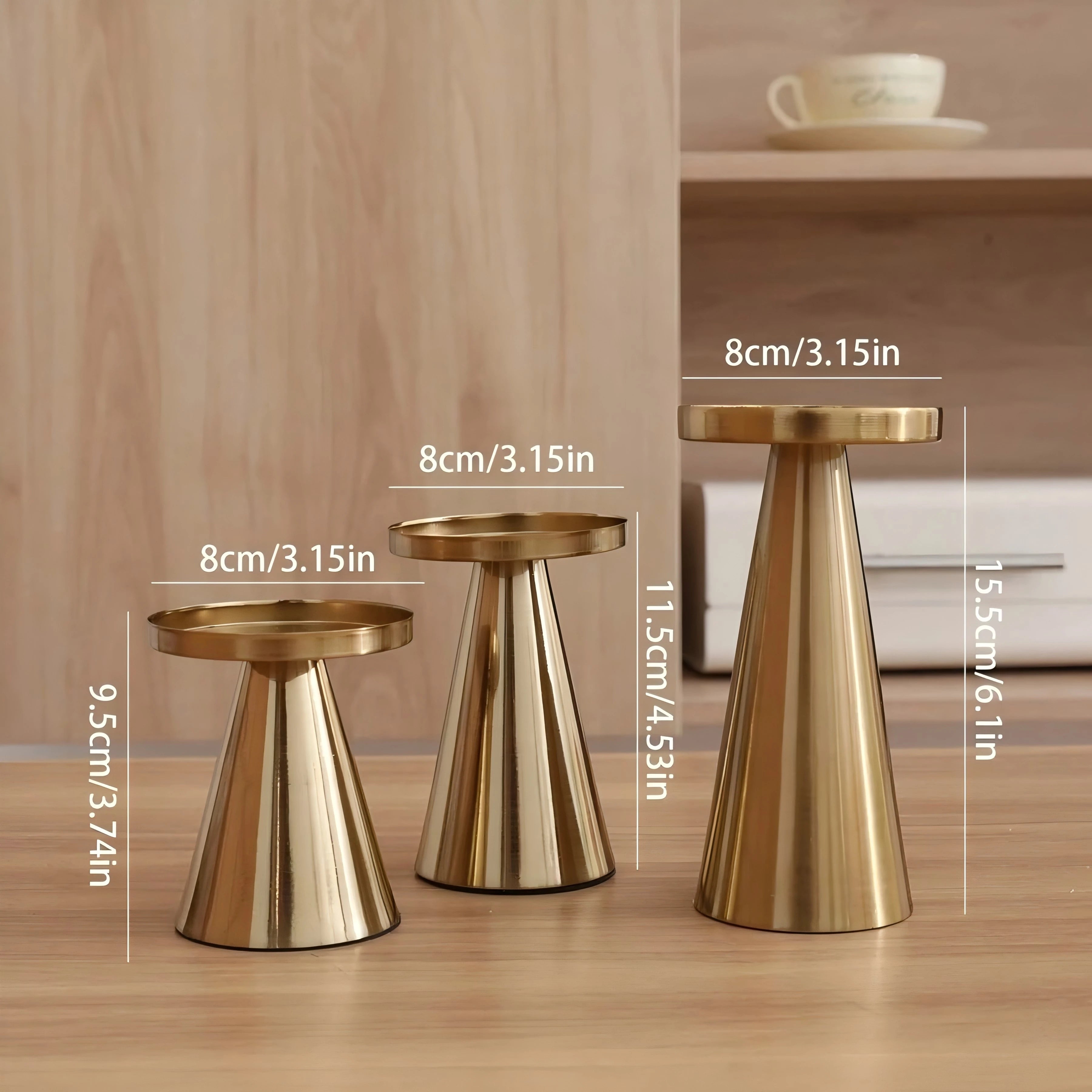 Kerzenständer-Set Alba – 3-teilig