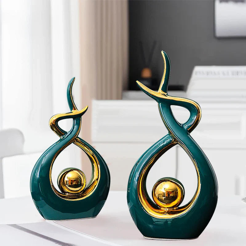 Scultura astratta moderna di lusso