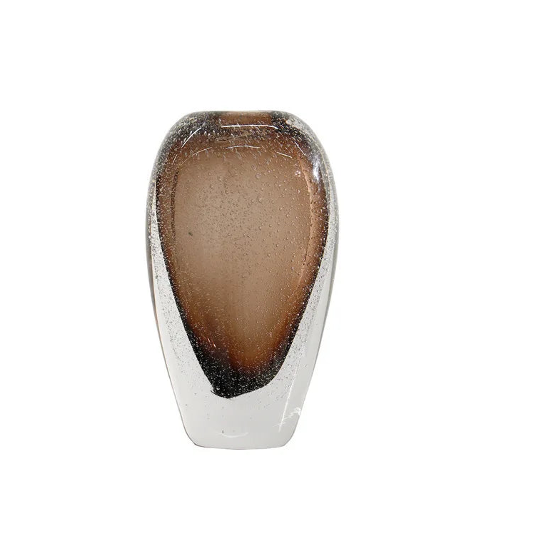 Glass Vase Elegant Moka