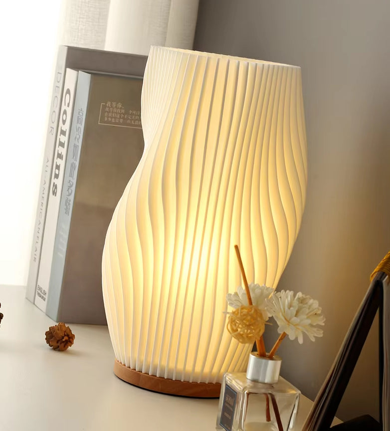 Table lamp Wave light