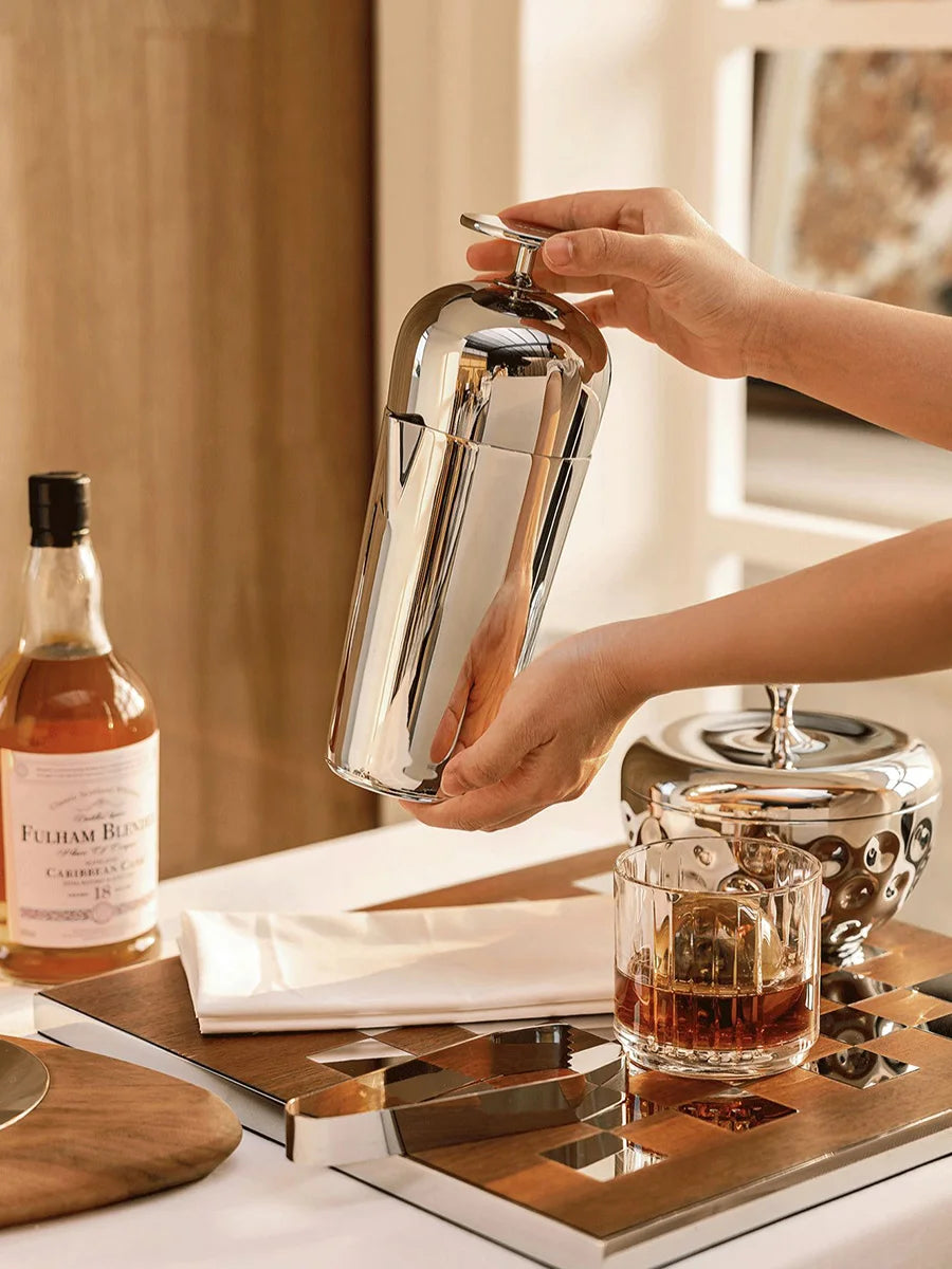 Edelstahl Cocktail Shaker Luze