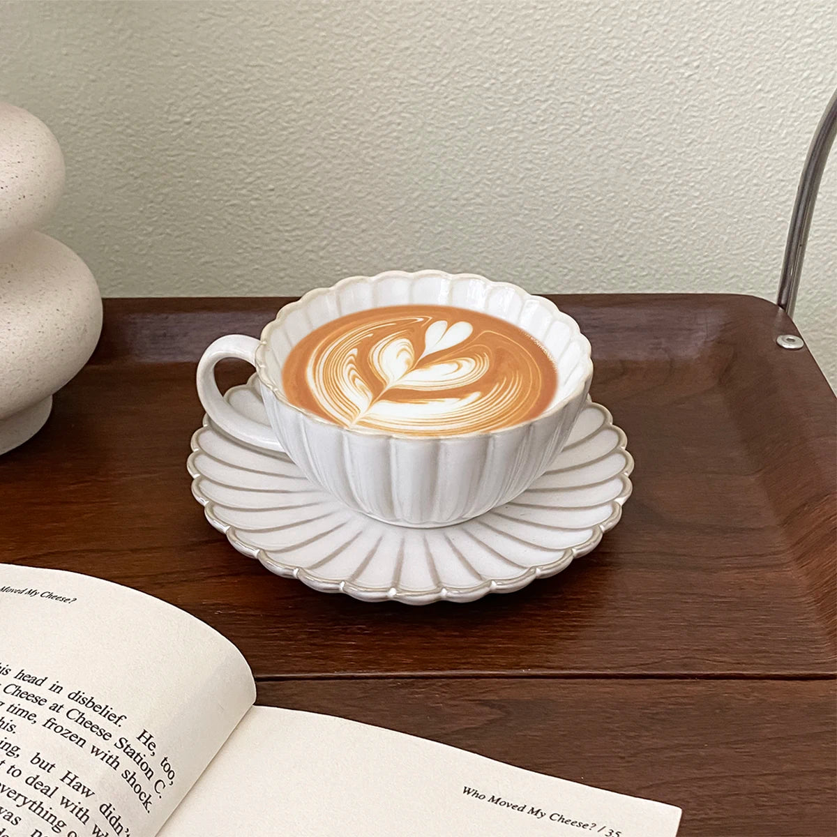 Porcelain cup and saucer set shell – 2-piece