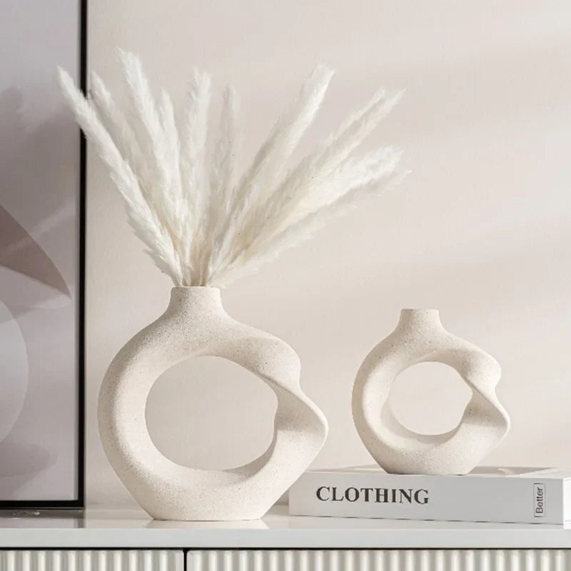 Vase decorativa Twist da ceramica