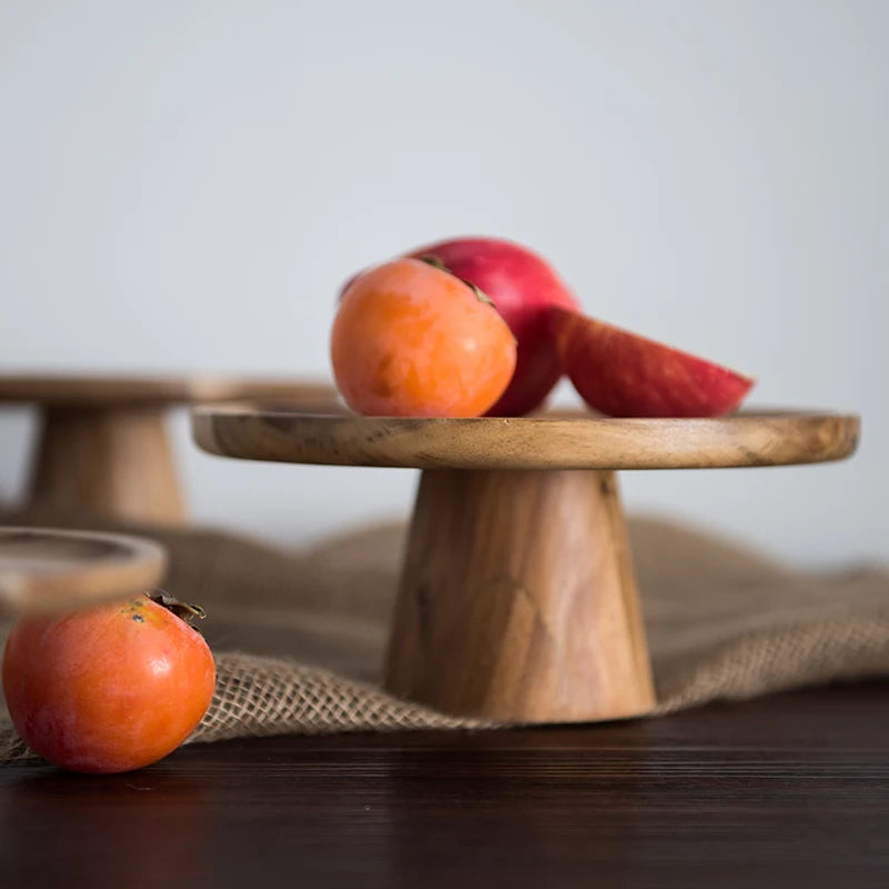 Wood Serving Platters Duo NaturDesign