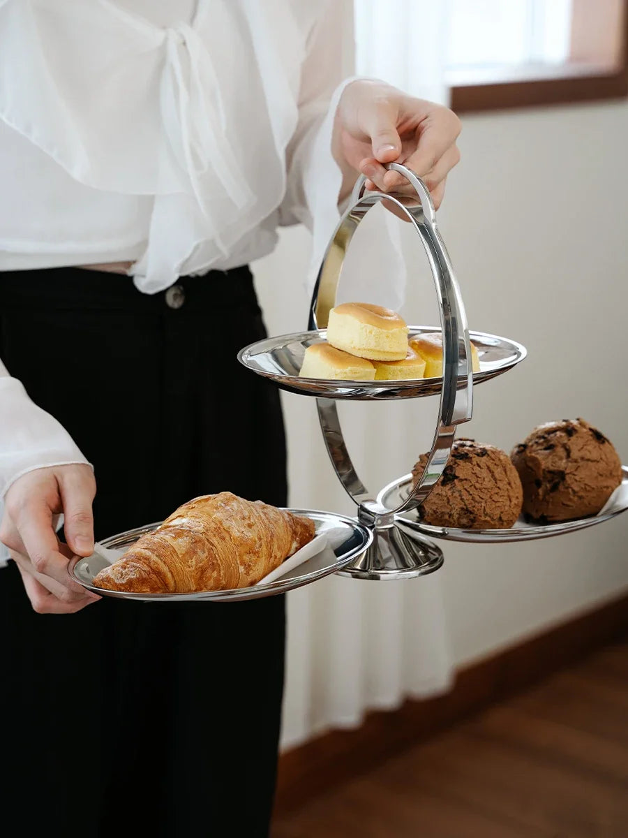 Edelstahl Klapp-Servieretagerä Nova