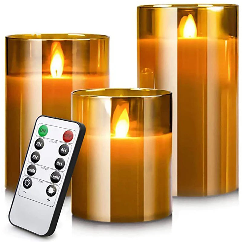 LED candles trio IllumiFlame