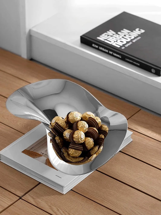 Bowl made of stainless steel Onda