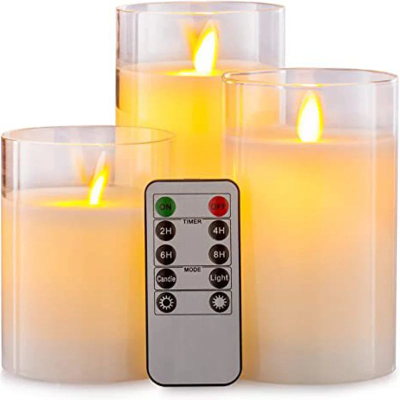 LED-Kerzen Trio IllumiFlame